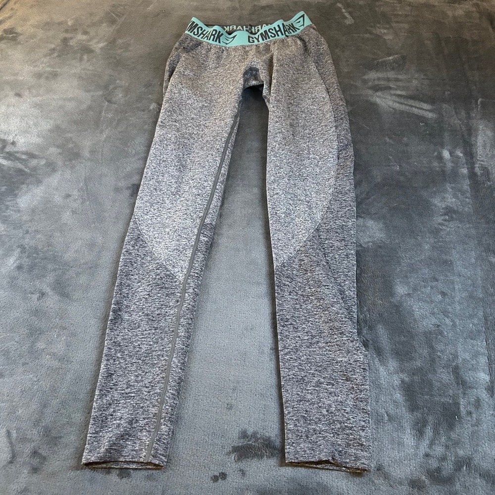 Gymshark Seamless Leggings Athletic Gym Fitness Gray Womens Small 22x29.5"